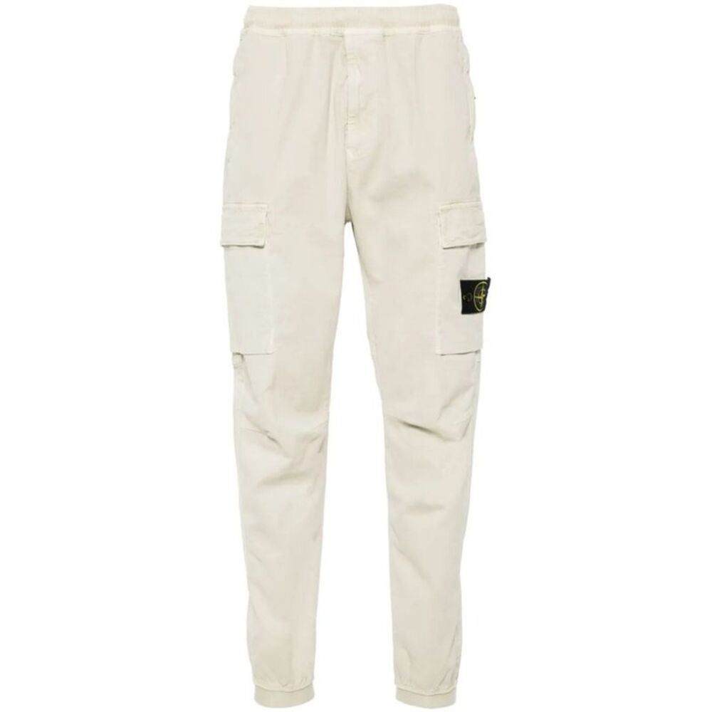 Stone Island Men Cargo Pants In Organic Cotton